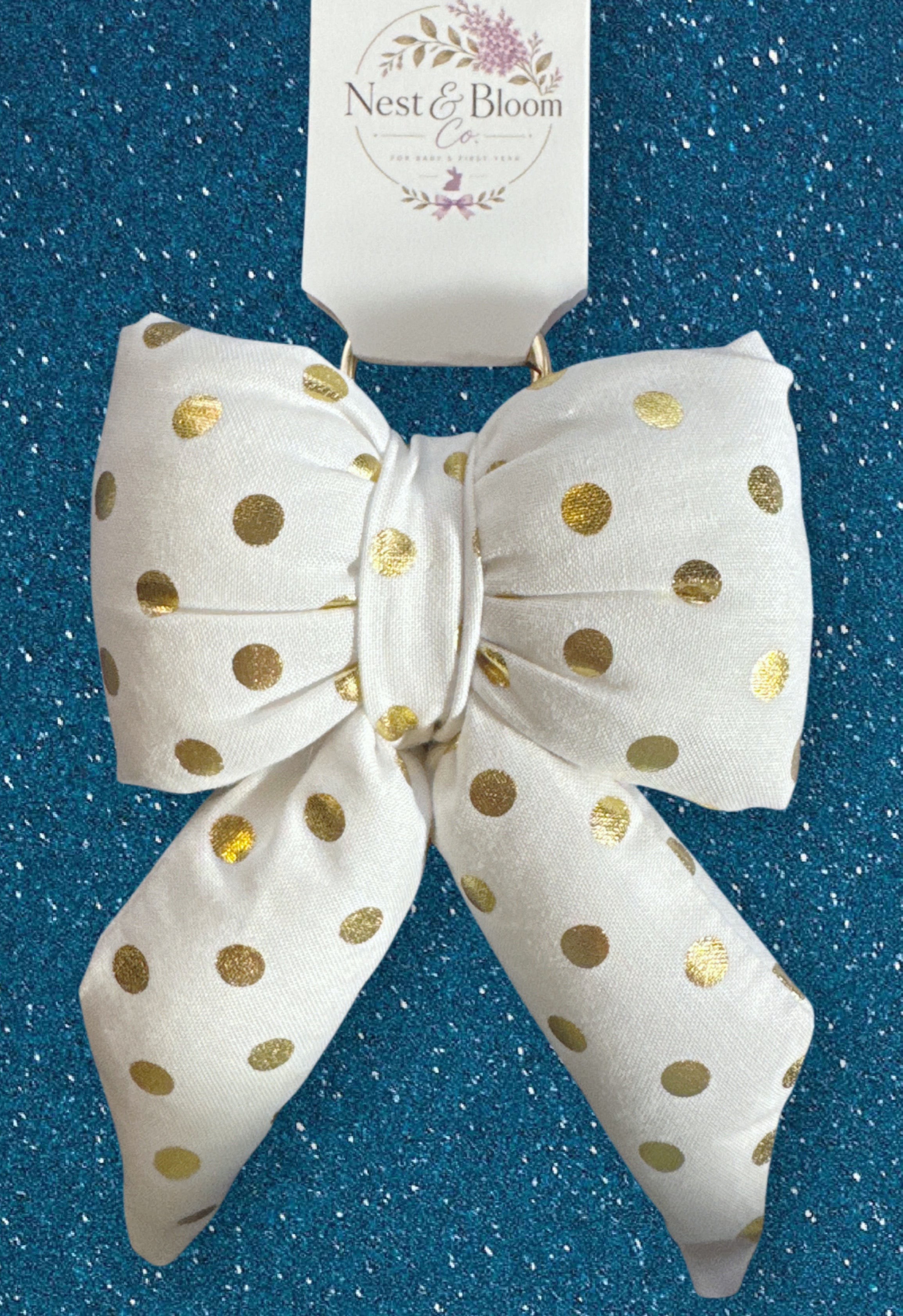 Gold Dot Sailor Bag Charm